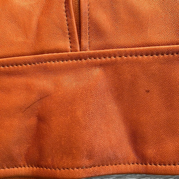 Vintage George 100% Leather Women’s Jacket - Picture 10 of 16